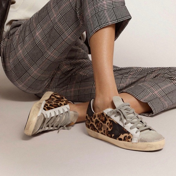 Golden Goose Shoes - GOLDEN GOOSE Suede Toe Leopard Superstar Size 39 (US Women’s 8.5) New in Box